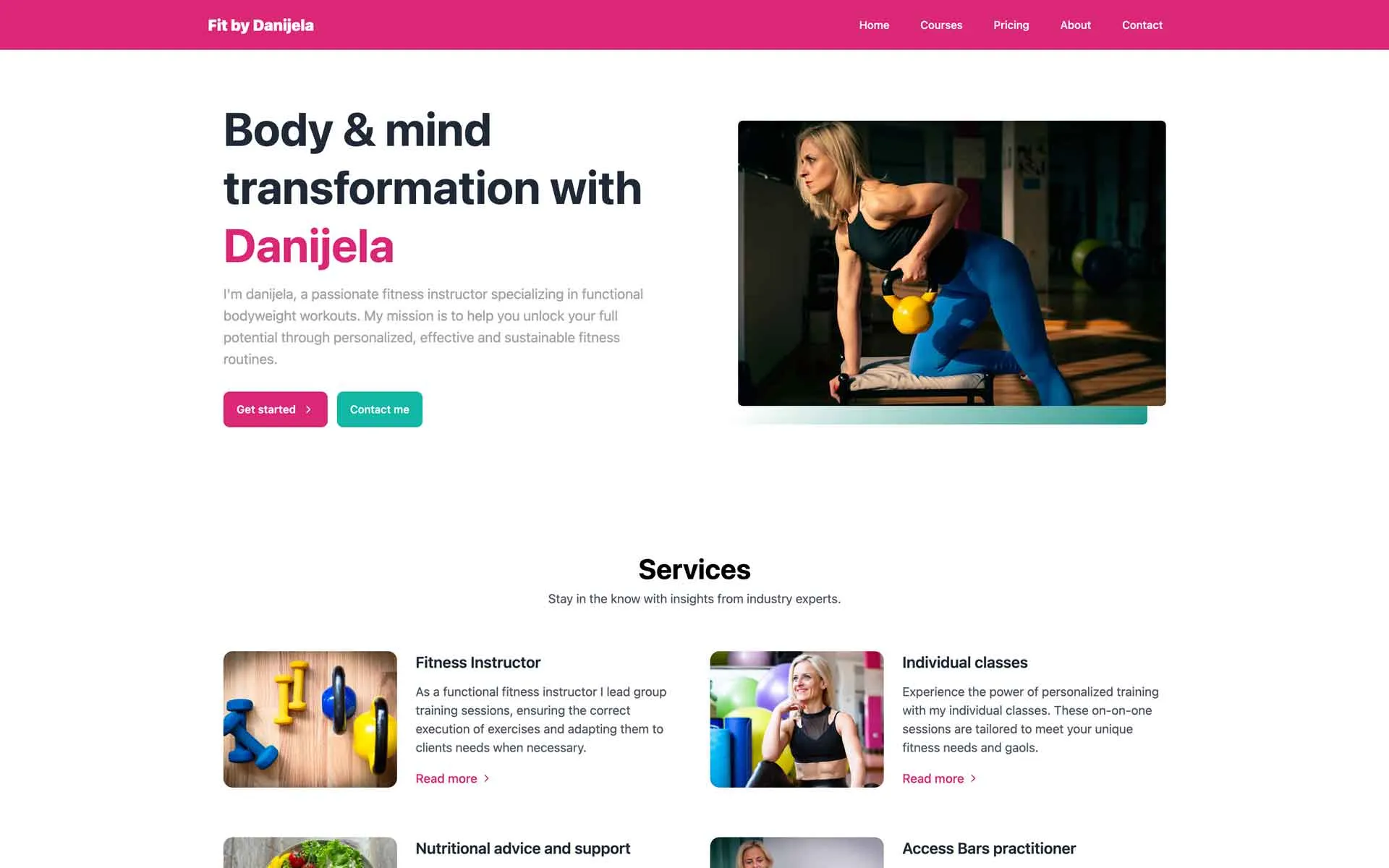 fit by danijela screenshot